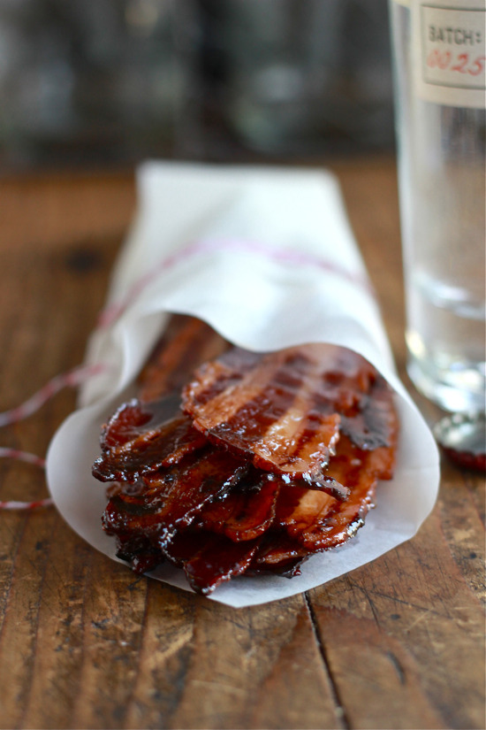 MAPLE-CANDIED BACON INGREDIENTS
• 1 lb. good quality bacon, sliced
• 2 tbsp. pure maple syrup (not pancake syrup)
• ¼ c. brown sugar
• 2 tsp. Dijon mustard
• ½ tsp. Kosher salt
• ¼ tsp cayenne...