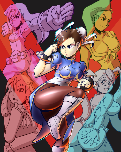 captainanaugi - Street Fighter V Girls Poster!Here’s a poster of...