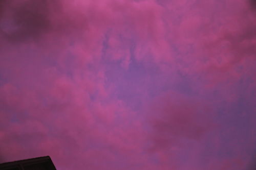magic-spelldust - 7-2-18 // Hot pink skies at sunset. Not long...
