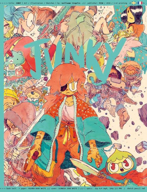 blackyjunkgallery - “JUNKY 2nd RUNNER”My artbook “Junky” is back...