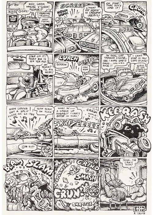 frenchcurious:Robert Crumb “Your Hytone Comics” planches...
