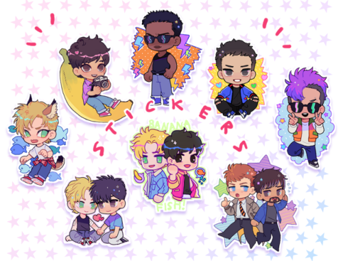 kelpls - HELLO I made some banana fish stickers recently! U can...