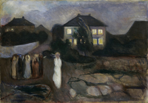 artisaword - Edvard Munch (1863–1944)The Storm1893Oil on...