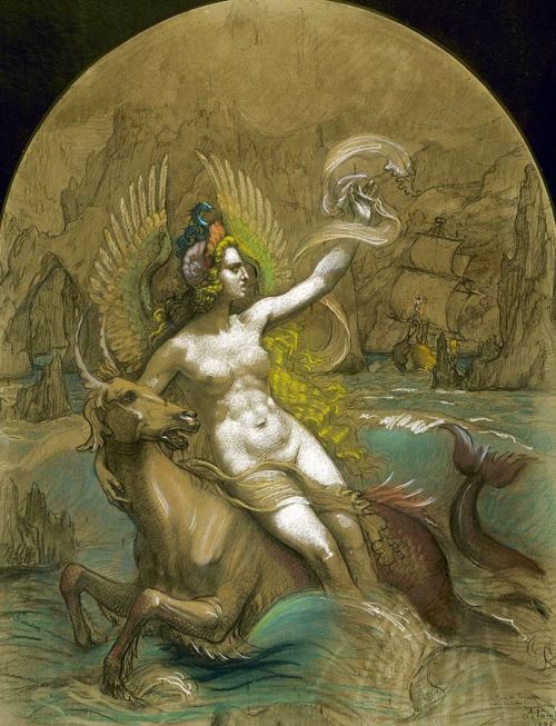 thefugitivesaint:Armand Point (1861-1932), ‘La Sirène’, 1897