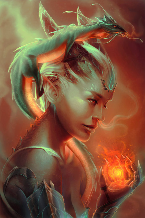 ravennomad - little-dose-of-inspiration - Dragonfire by...