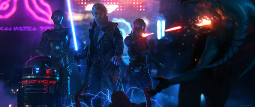 cinemagorgeous - A gorgeously moody cyberpunk take on Star Wars by...