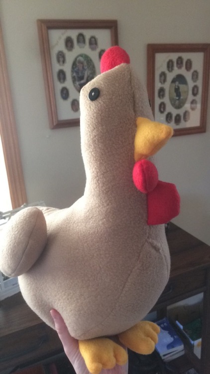 plajus - I made Charlie the Chicken! I’m going to be cosplaying...