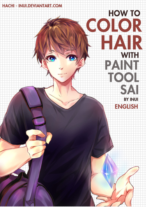 Tutorial of how I color hair on paint tool sai I - S A 