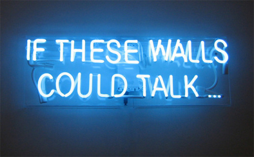 »if these walls could talk« by rinaldo frattolillo[via]