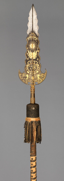 met-armsarmor - Partisan Carried by the Bodyguard of Louis XIV...