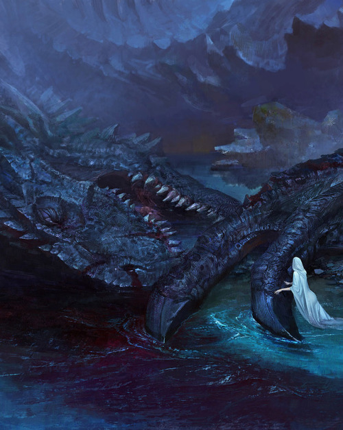 cinemagorgeous - Fallen Dragon by artist Bayard Wu.