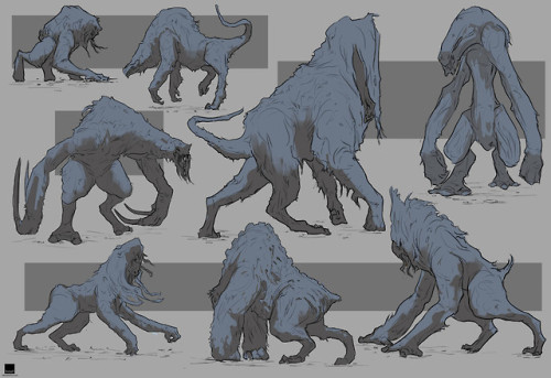 thecollectibles - Weekly Sketches - Beasts bySebastian Luca