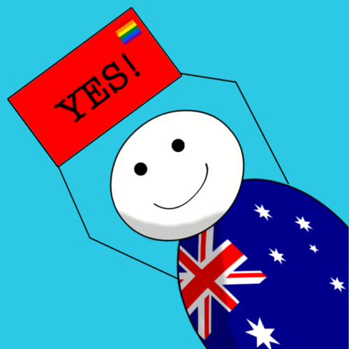yayyglitterr - fuckyeahbiguys - Australia is holding a postal...