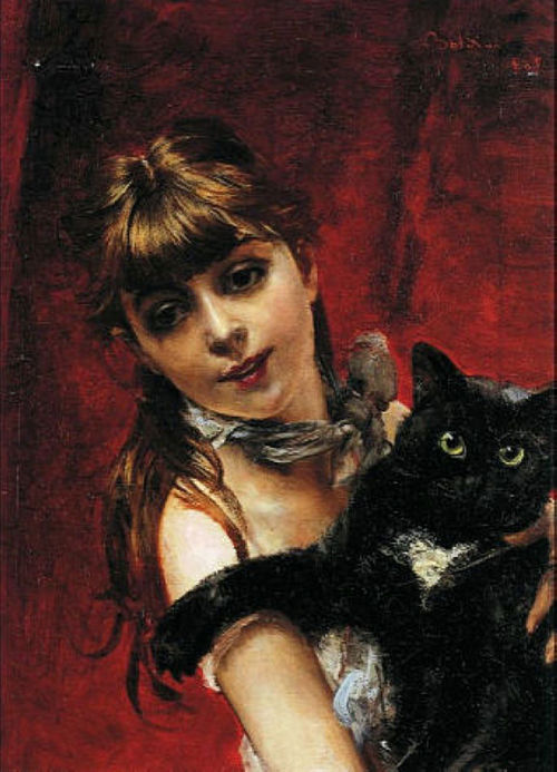 catonhottinroof - Giovanni Boldini  (1842–1931)       Girl with...