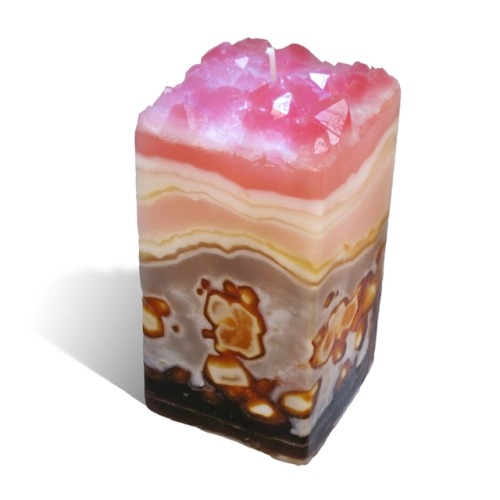 sosuperawesome - Crystal Geode Candles, by Amethyst Amber Candle...