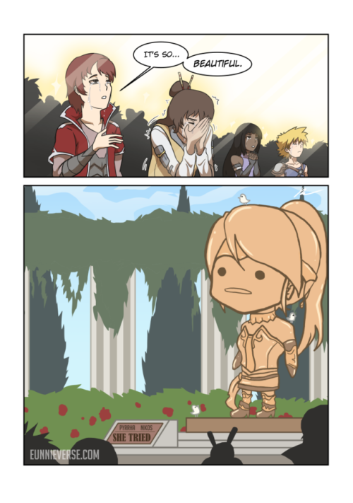 eunnieverse:Dumb_Statue.pngShe tried.This comic is brought...