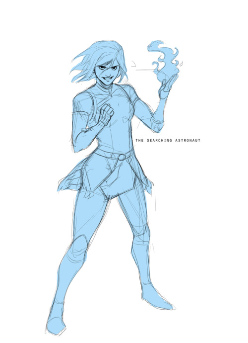 thesearchingastronaut - haven’t drawn Korra in ages!