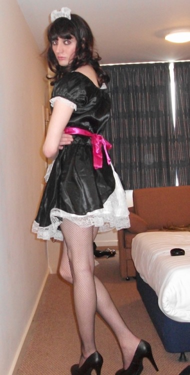 Oh yes, put me in a maid uniform, make me serve you in any and...