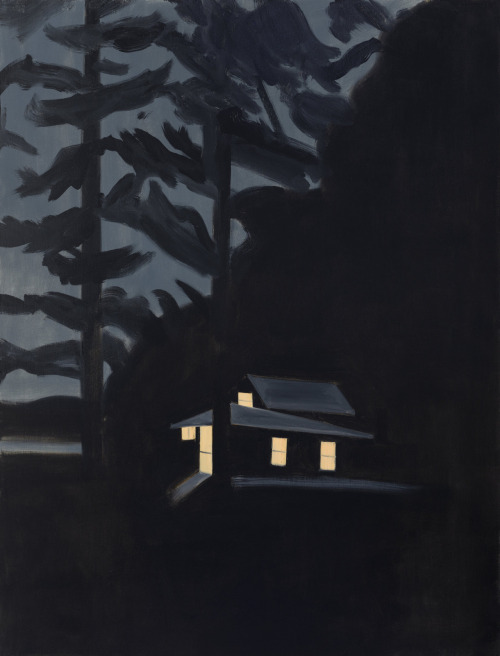 bluecoyotelounge:Alex Katz (American, b. 1927), Night House...