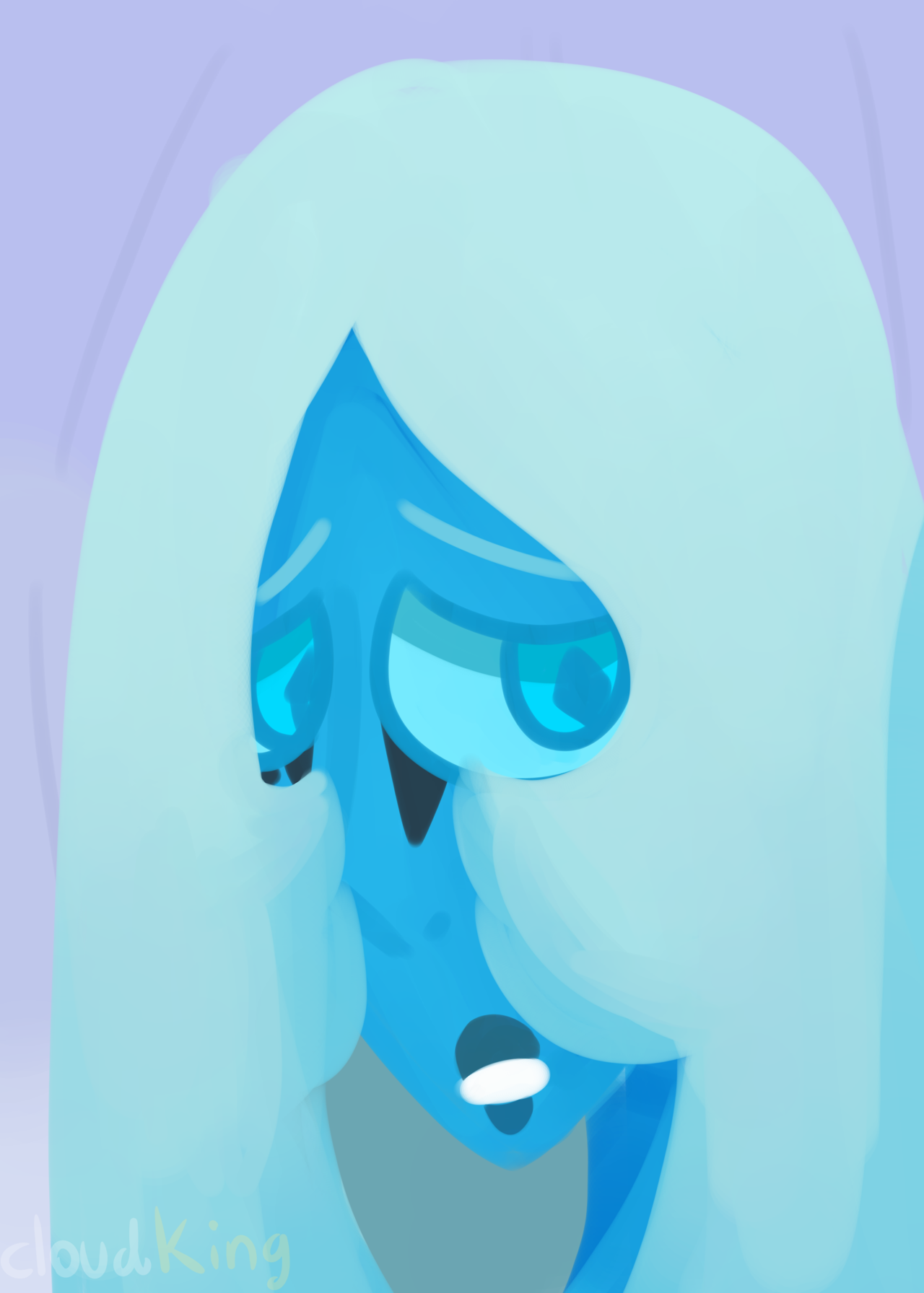 Decided to paint Blue Diamond as a warmup,