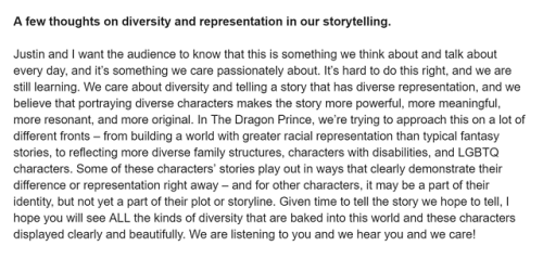 dragonprinceofficial - Some words from Aaron and Justin about...