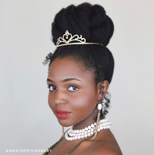 westafricanbaby - My Princess Tiana inspired hair tutorial is now...