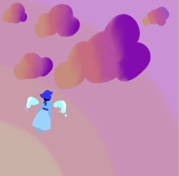 I spent the entire day so far drawing this! Yay? I haven’t drawn anything digital in a really long time so here’s lapis flying off into the distance. Hope you guys enjoy I know it isn’t anything crazy...