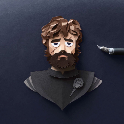 pixalry - Game of Thrones Papercuts - Created by Robbin Gregorio