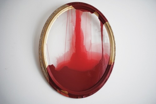 arpeggia:Olivié Ponce - NS1, 2011, enamel on framed...