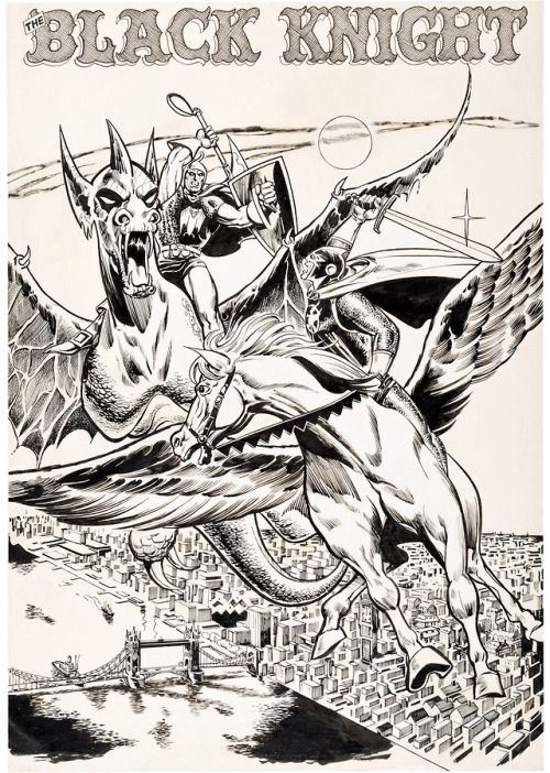 travisellisor - Black Knight Marvel Mania poster by Howard...