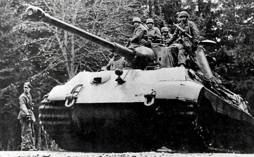 waffenss1972 - German paratroopers on the armor Tiger II №222...