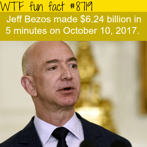 wtf-fun-factss:The richest man in the world - WTF fun facts