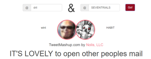 thedrphil - i did twittermashup for dril and slenderverse....