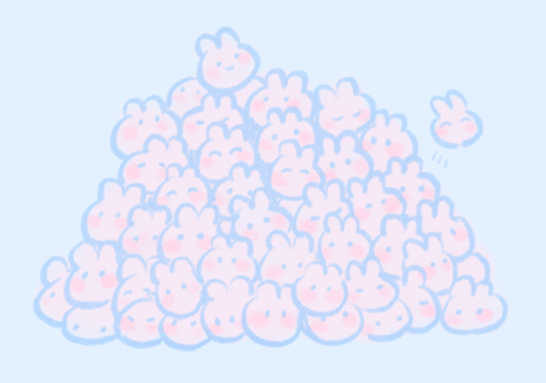 cutehospital:bunny pile