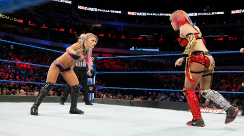 wwedivadeluxex - Braun Strowman & Alexa Bliss vs. The Miz...