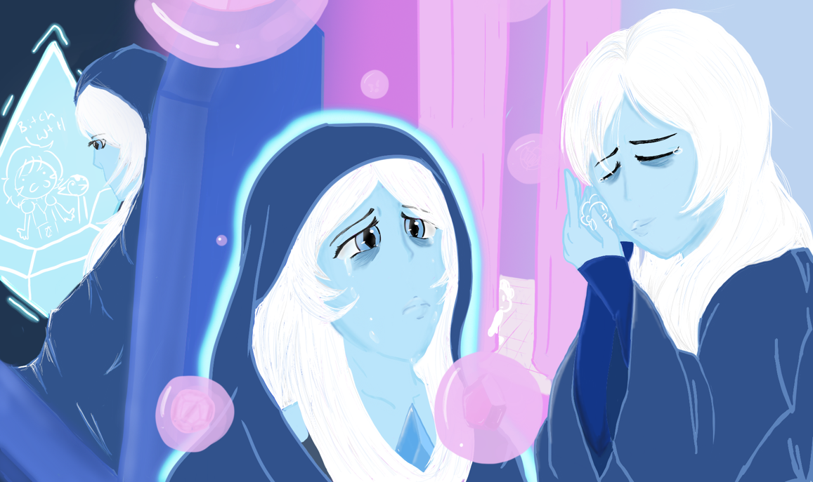 Finished Blue Diamond art. Ik it’s not as good as other people’s art, but I just want to share it.