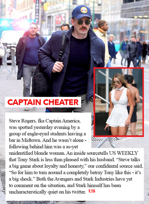 nasafic - Steve in US Weekly (part of the superhusbands au)-“I...
