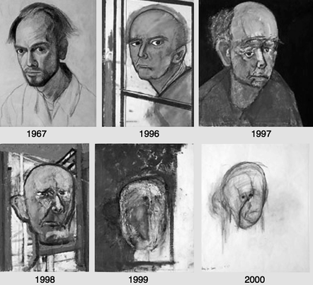gyx - A self-portrait made by an artist with alzheimer.This is...