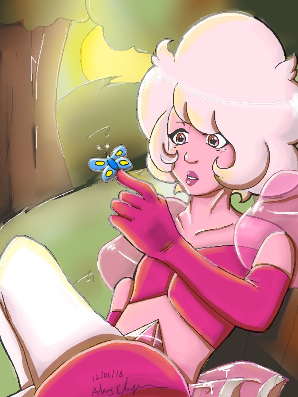 It’s been a long wait but I drew a curious Pink Diamond!