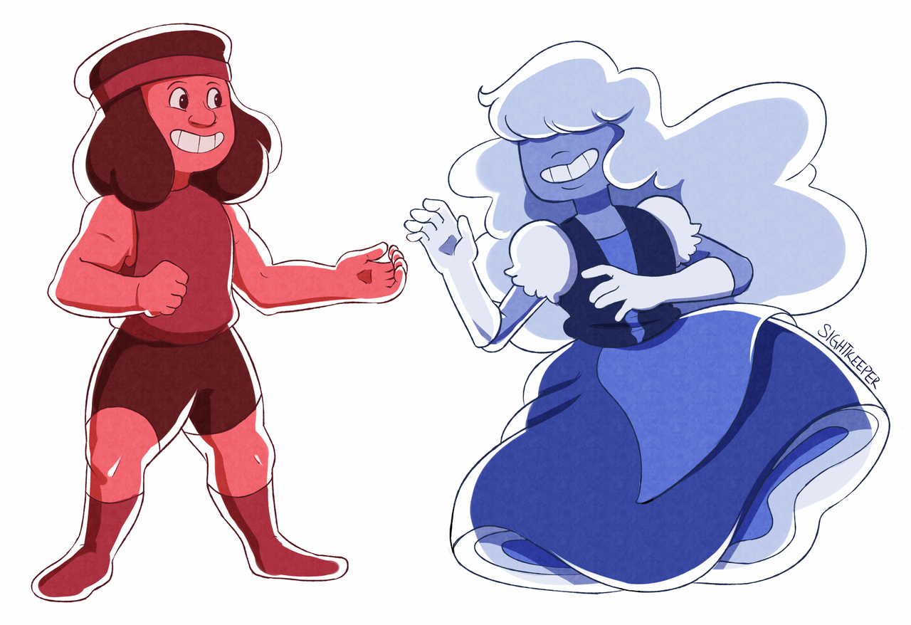 Little Ruby and Sapphire to end the night on