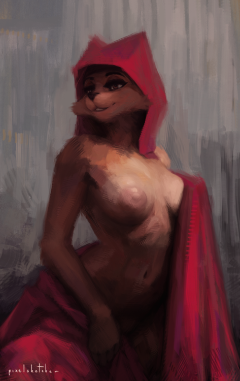 Maid Marian. Experimenting with some styles, lotta brush work,...