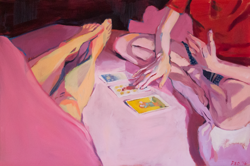 racheldroter:TAROTtwo friends contemplate the future with...