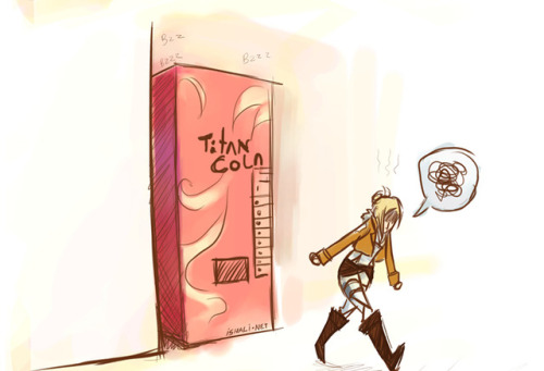 theribboncomic - #009 - Attack on Titan - SodaAre you ok, Annie?