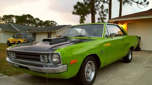 jacdurac:    1972 Dodge Dart Swinger Green - 360 V8 Muscle