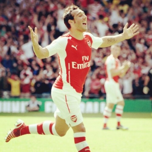 Santi Cazorla. #Arsenal #champions