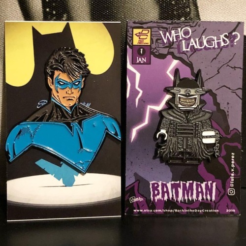 Awesome pin mail today Nightwing by @roguegallerydesigns and a...