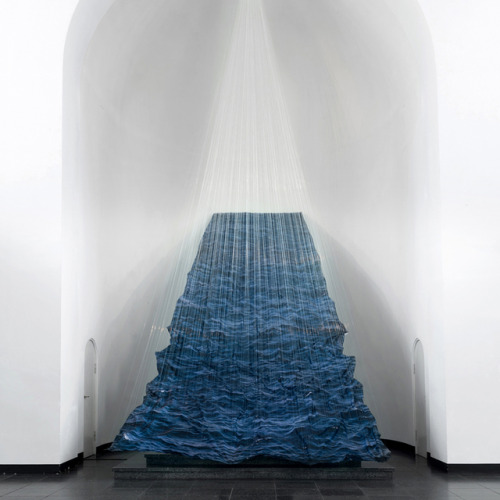 itscolossal - Suspended Ocean Wave Installations by Miguel...