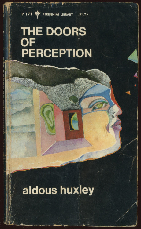 orwell - doors of perception, cover design by pat steir, 1970