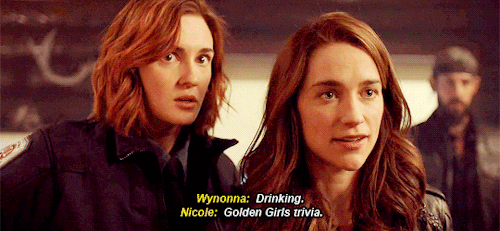 Wynonna is me. Cheers! 