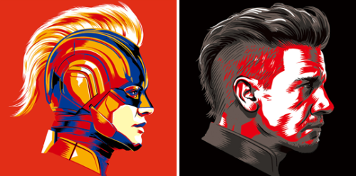 theavengers:Avengers: Endgame character portraits by Matt...